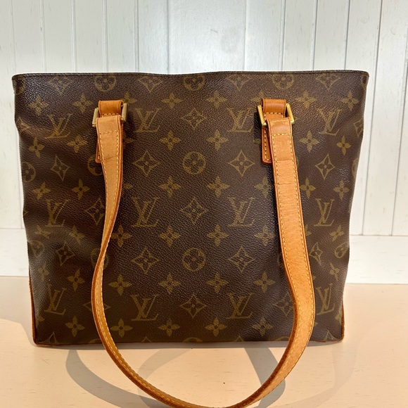 Vintage Louis Vuitton Cabas Piano Tote, Cabas Mezzo Monogram Canvas - Picture 1 of 16